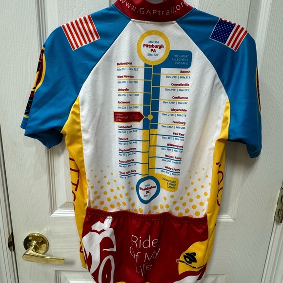 Gap Trail Dotted Peloton Jersey by Aero Tech Designs size medium - Picture 4 of 10